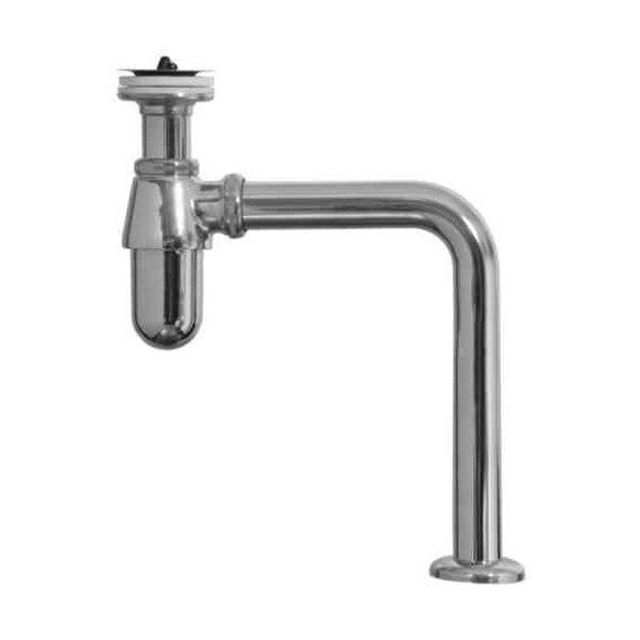 Vesilukko a-collection lattiaputkella kromattu 6502140