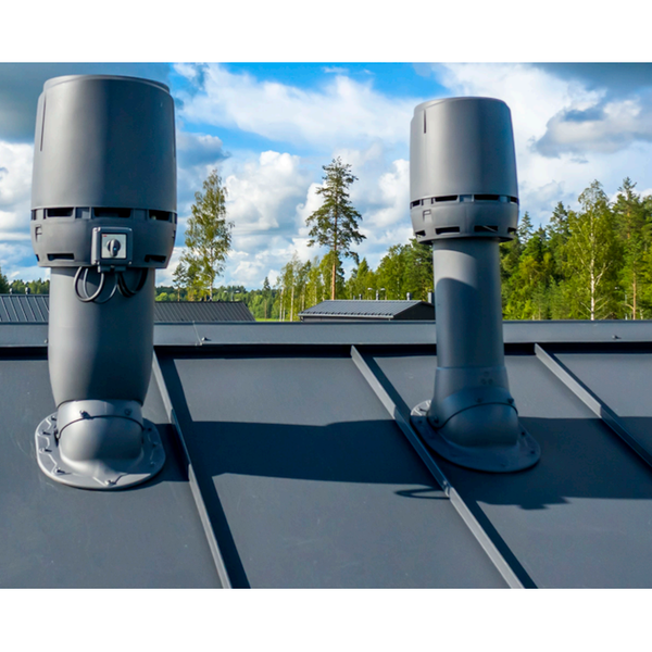 Huippuimuri Vilpe ECo125P/700 Flow musta 7820300