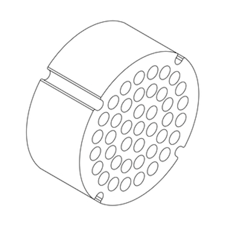 Äänenvaimennin Vilpe Wive 100 korvausilmaventtiilille 8832050