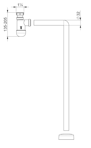 Pullovesilukko Prevex Preloc 1 1/4" SK kova putki 12608 6502205