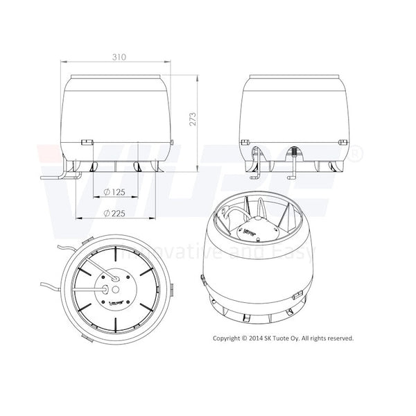 Huippuimuri Vilpe E190S punainen 7820210