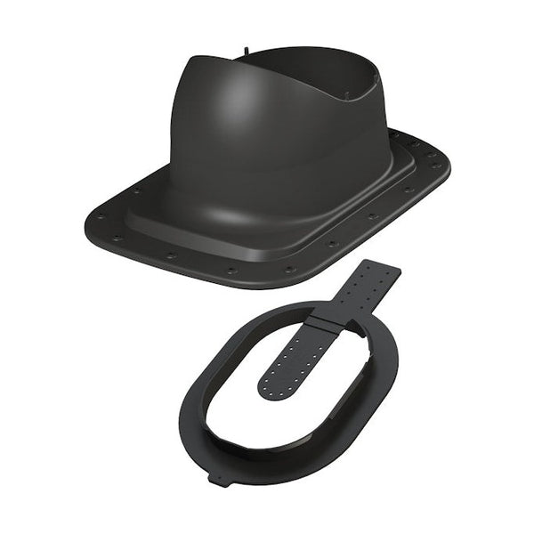 Kattoläpivienti Vilpe CLICK 36013D CLASSIC loiva musta 7820694