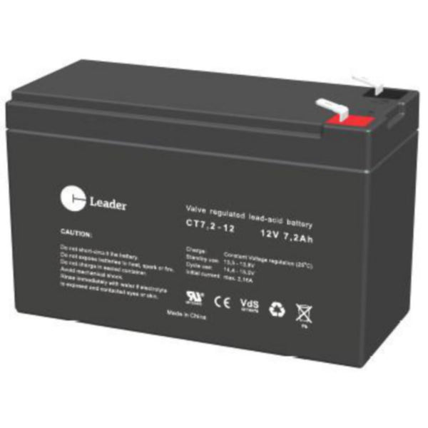 Akku Lyijy Suljettu CT-LEADER CT7.2-12 12V/7.2AH T1-NAPA - Fertti.com