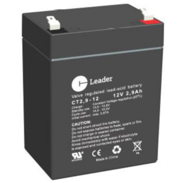 Akku Lyijy suljettu CT-LEADER CT2.9-12 12V/2.9AH T1-NAPA - Fertti.com