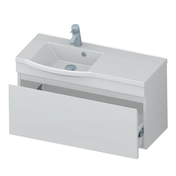 Allaskaappi V2631 Polaria Laval 900 valkoinen vasen - Fertti.com