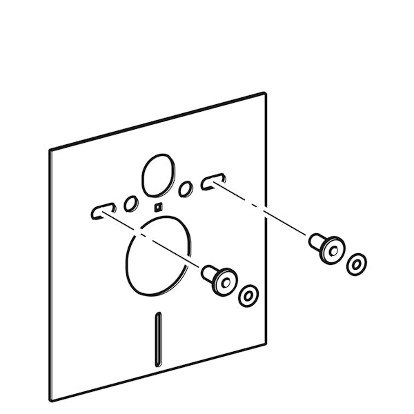 Äänieristyssarja Geberit seinä-WC 5757424