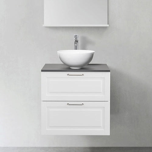 Hafa pesuallaskaappi Compact Grace valkoinen matta 600 - Fertti.com