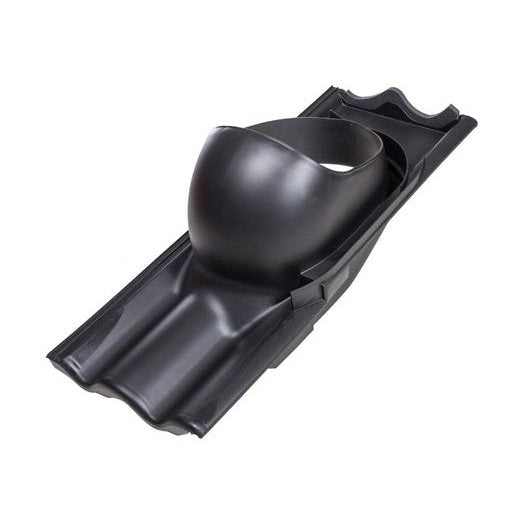 Kattoläpivienti Vilpe XL tiilikatolle Musta 7813612