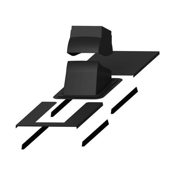 Läpivienti Vilpe harkkopiipulle 742502 Musta 5086145