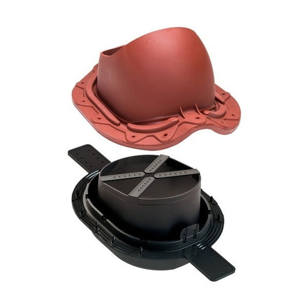 Läpivienti muotokate 2K Vilpe punainen 7820169