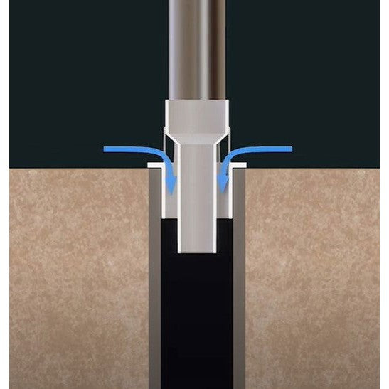 Leaktec -tulvahajulukko 50mm + suojakupu