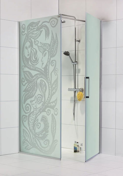 Noro suihkunurkka Frost Concept 89 seinä Happy, ovi huurre 800*900MM - Fertti.com