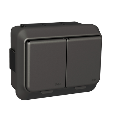 Pistorasia Exxact 2S/16A/Ip44 Ppj 2X Ant - Fertti.com