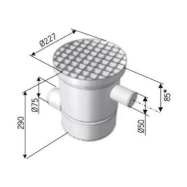Aco Pönttökaivo Vaakamalli Dn70 Rst 1X50 Betoni/Massa 3308233