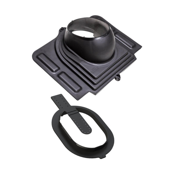 Kattoläpivienti CLICK Vilpe peltikatolle Musta 360022 7820649