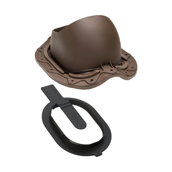 Kattoläpivienti Vilpe click 360144 muotopeltikatolle Ruskea 7820701