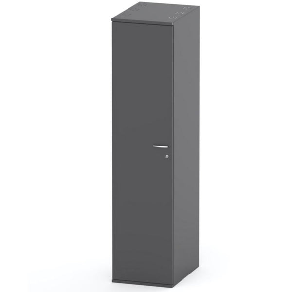 Pyykkikaappi V60117V3 Polaria PYK, kolmella korilla 400/S530 vasen harmaa - Fertti.com
