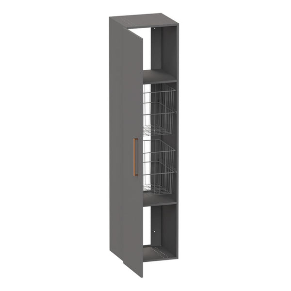 Pyykkikaappi V60520 Polaria Solo 400 X 400 harmaa - Fertti.com