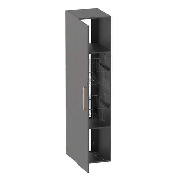 Pyykkikaappi V60530 Polaria Solo 400 X 500 harmaa - Fertti.com