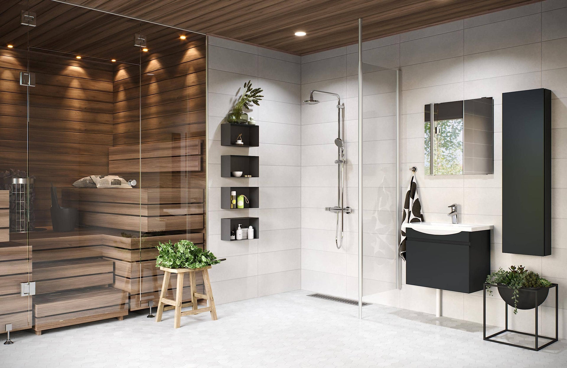  Polaria-saunatuotteet - kylpyhuone, sauna ja kylpyamme