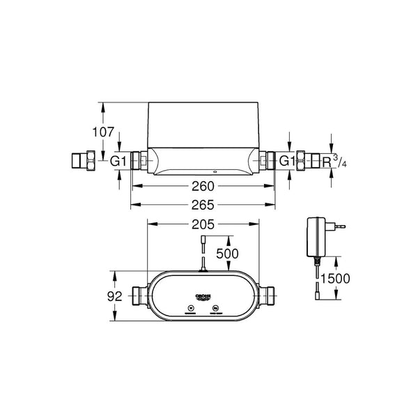 Vuotovahti Grohe Sense Guard 230V EU [4418320] |