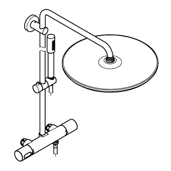 Sadesuihkuhana Grohe Rainshower System 400 26713000 [6325105]