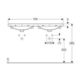 Kaksoispesuallas Ido Glow 1200mm 11129 [5611171] |