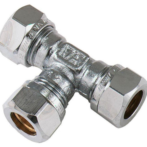 Puserrus T - Liitin Krom Vatette 12X10X12 Mm (037040320 [1557636] | lvitarvikkeet.fi