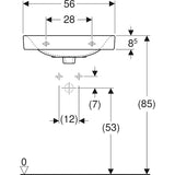 Pesuallas Ido Glow 560 neliö, ei hanareikää, ei ylivuotoaukkoa 1216501 [5611187] |