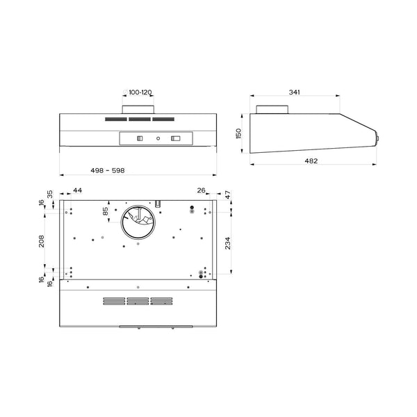 Liesituuletin Franke Classic F741 FTT 532F WH [7921317] |