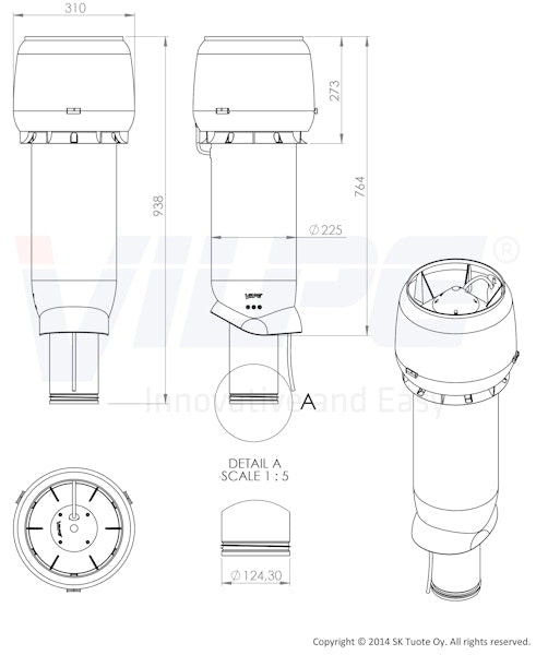 Huippuimuri Vilpe E190p Ruskea [7813020]