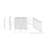 Ulkosäleikkö Monitoimi-ulkosäleikkö Vilpe 240x240 Harmaa 8832008