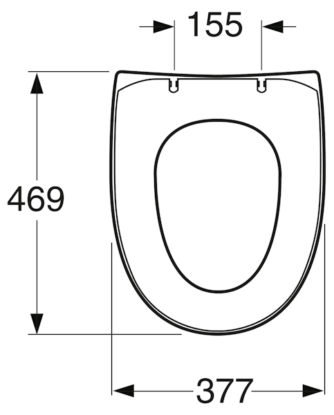 WC-istuinkansi Gustavsberg 9M24 Nautic valkoinen PP [5712000]