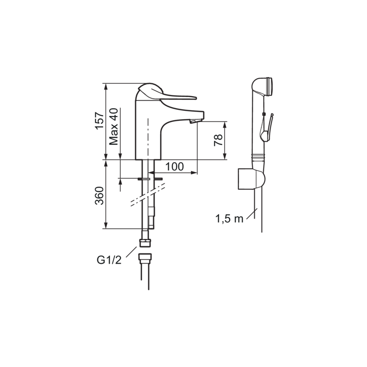 FM Matsson pesuallashana Bide 9000E 80676000 [6158034] |