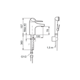 FM Matsson pesuallashana Bide 9000E 80676000 [6158034] |