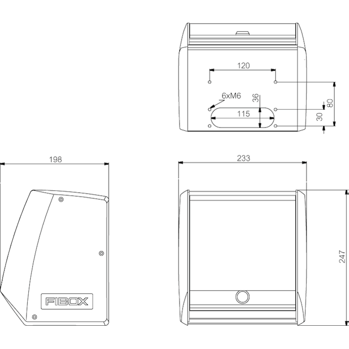 Piharasia Fibox PIHA DIGI 2A2J1V DAL 2xPR ALUMIINI IP44 3420072