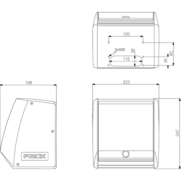 Piharasia Fibox PIHA DIGI 2A2J1V DAL 2xPR ALUMIINI IP44 3420072