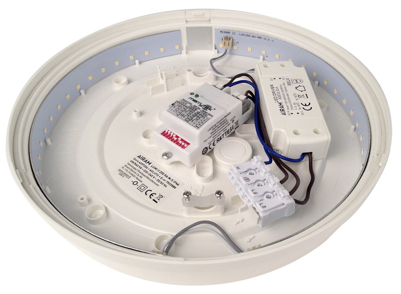 Tunnistinvalaisin Lumi 320 Ip44 12W/840 Pir Ms Pco Wh