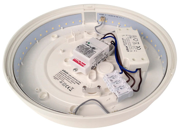 Tunnistinvalaisin Lumi 320 Ip44 12W/840 Pir Ms Pco Wh