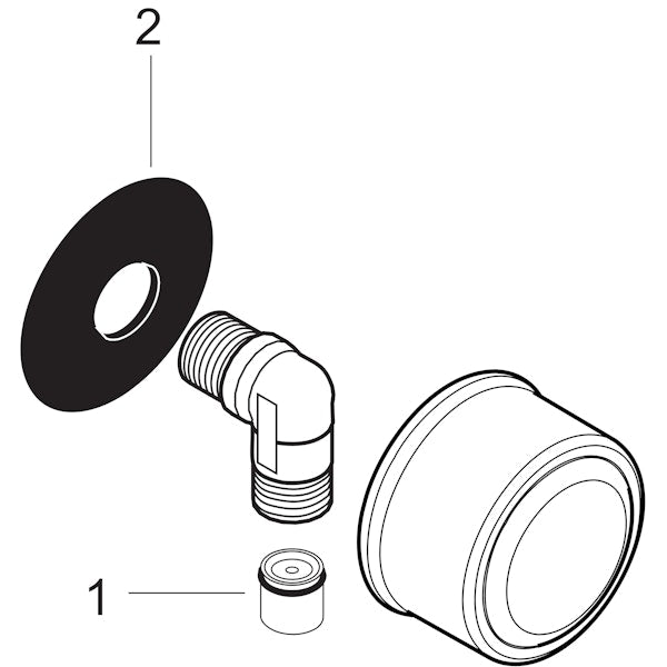 Seinäliitin Hansgrohe 16884820 Axor Montreux Fix Fit harj nikkeli [6555310]