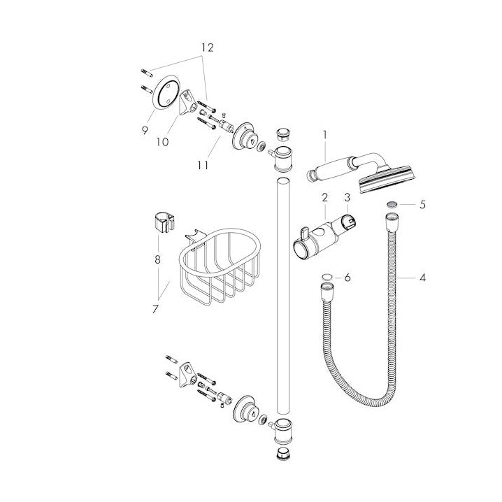 Suihkusetti Hansgrohe 27982820 Axor Montreux [6559355]
