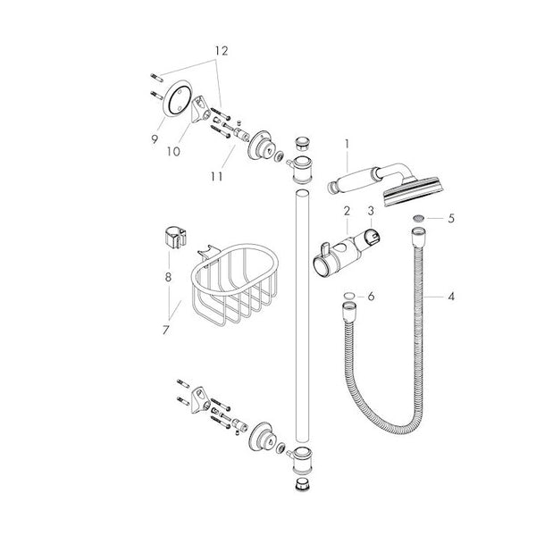 Suihkusetti Hansgrohe 27982820 Axor Montreux [6559355]