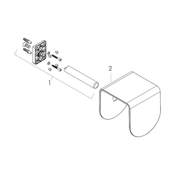 Wc - Paperiteline Hansgrohe 42436000 Axor Urquiola [5773844] |