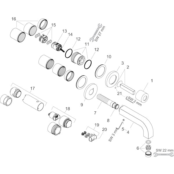 Pintaosa Hansgrohe 39113000 Axor Citterio [6150265]