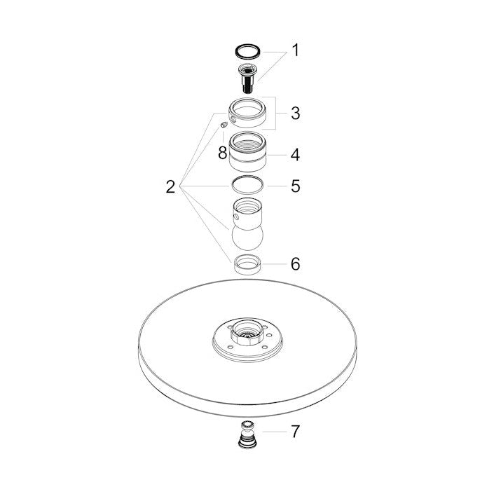Yläsuihku Hansgrohe 28494000 Axor 240Mm [6559362] |