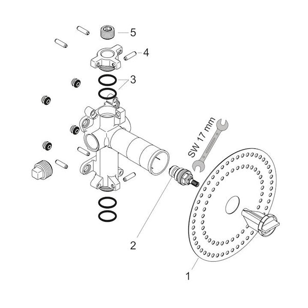 Piiloasennushana Hansgrohe 10971180 Axor Starck [6350099]