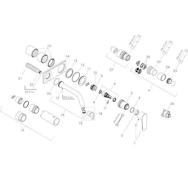 Pintaosa Hansgrohe 34115000 Axor Citterio M [6150244]