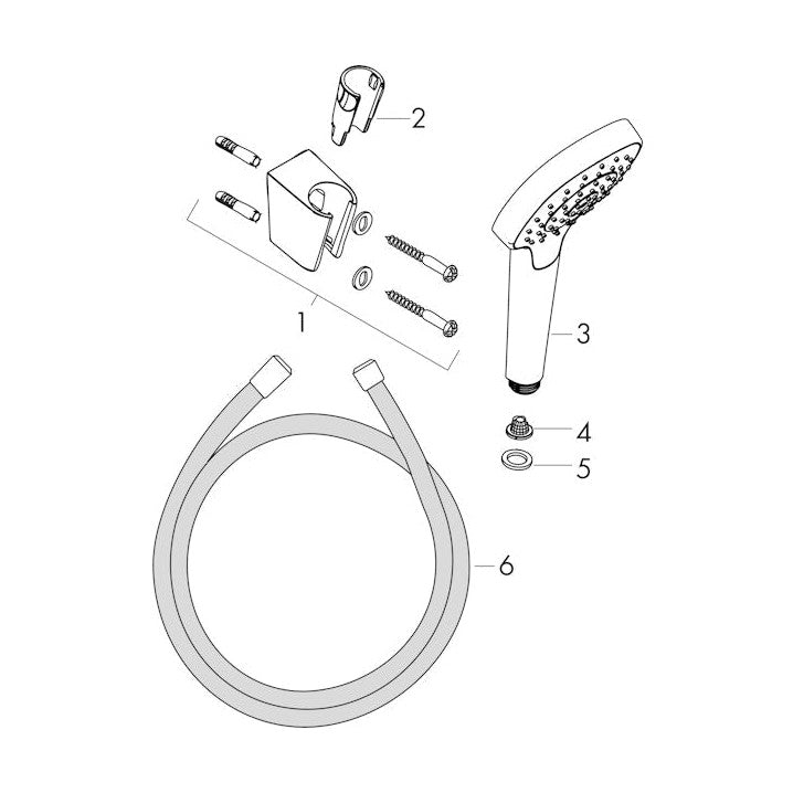 Käsisuihkusetti Hansgrohe 26425400 Croma Select E Vario [6559538]