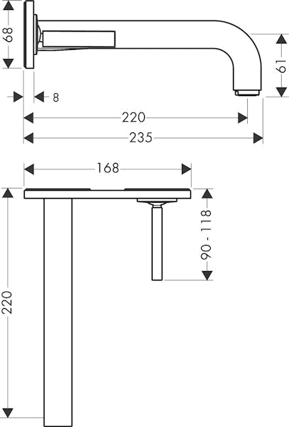 Pintaosa Hansgrohe 39115000 Axor Citterio [6150266]