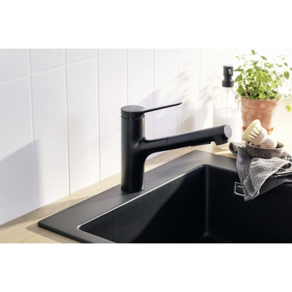 Keittiöhana Hansgrohe 74803670 Zesis M33 150 2J Musta [6250480]